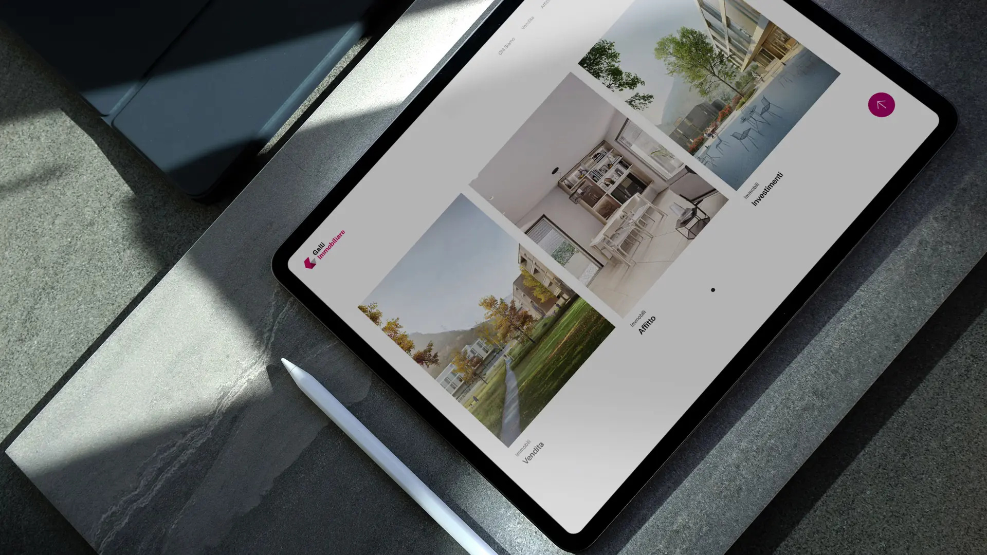 Website von Galli Immobiliare