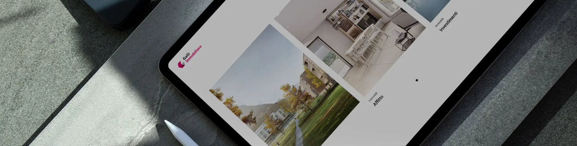 Website von Galli Immobiliare